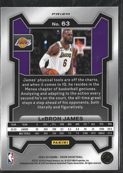 Lebron James Prizm Pink Cracked Ice