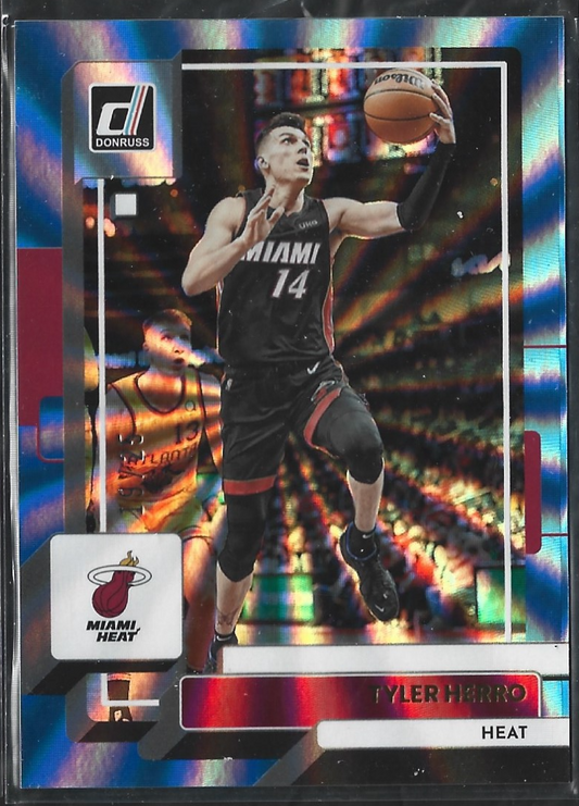 Tyler Herro Donruss Blue Laser /25