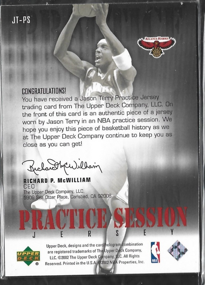 Jason Terry Practice Session Game Used