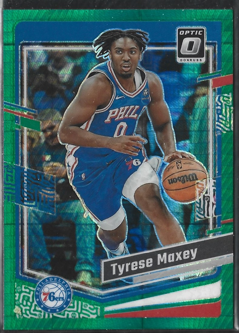 Tyrese Maxey Optic Green Wave