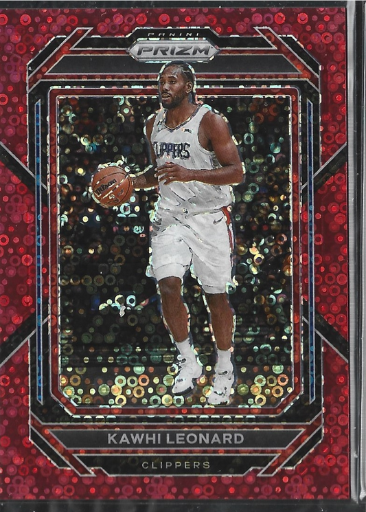 Kawhi Leonard Prizm Red Fastbreak Disco /100