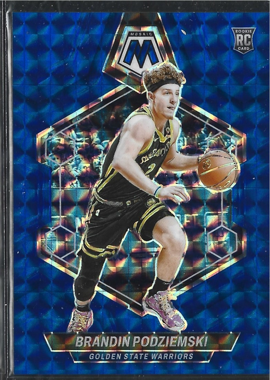 Brandin Podziemski Mosaic Blue /199