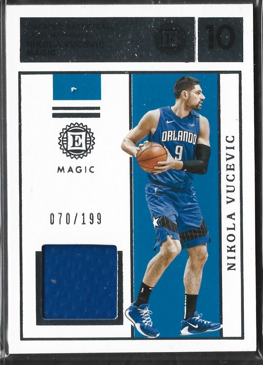 Nikola Vucevic Encased Game Used /199