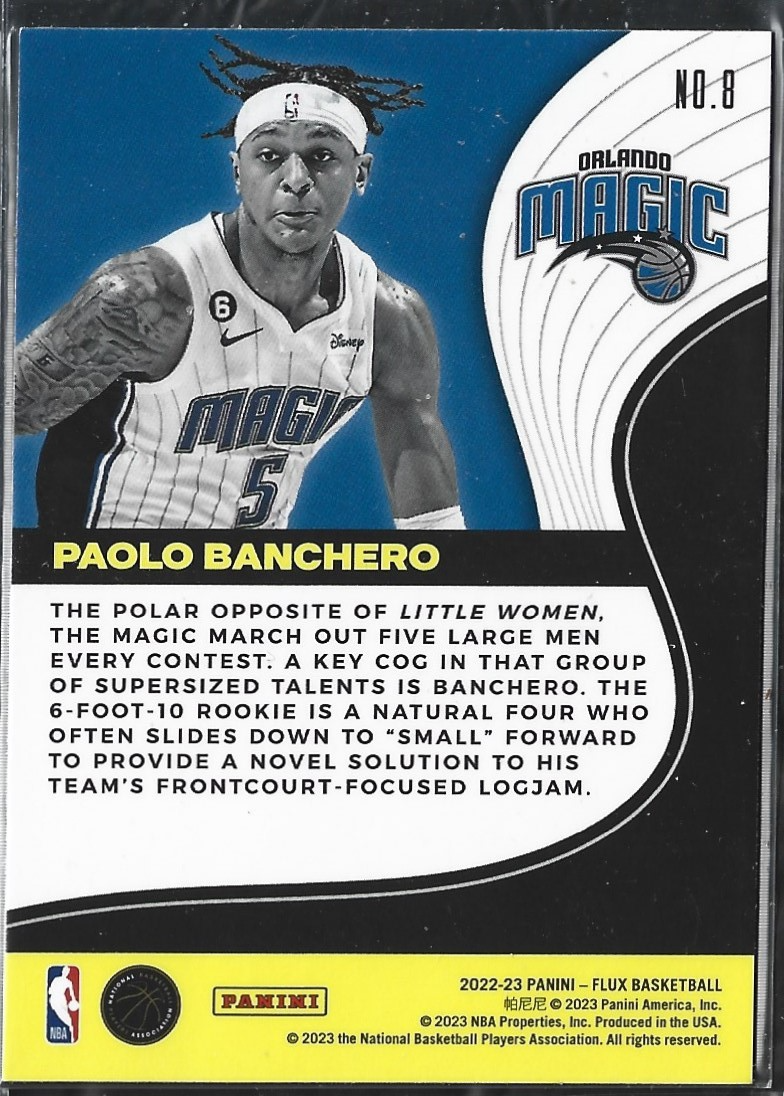 Paolo Banchero Flux Incoming