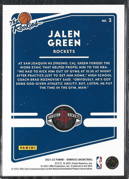 Jalen Green The Rookies Teal Explosion