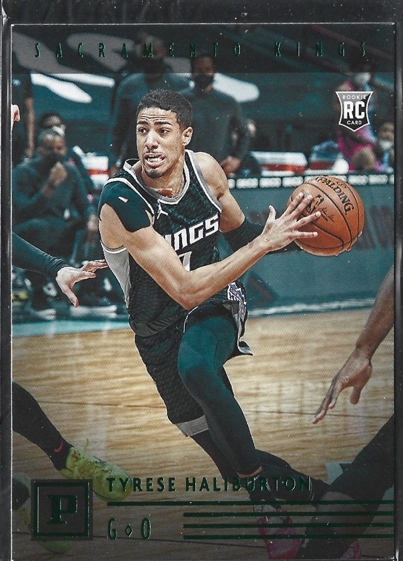 Tyrese Haliburton Chronicles Panini RC Green