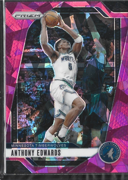 Anthony Edwards Prizm Pink Cracked Ice