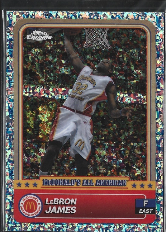 Lebron James Topps McDonald's All-American Chrome McFlurry
