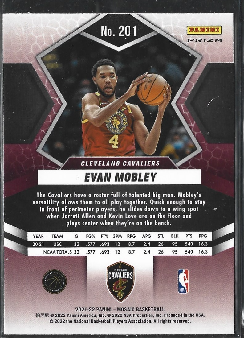 Evan Mobley Mosaic Green