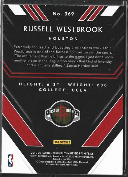 Russell Westbrook Majestic /249