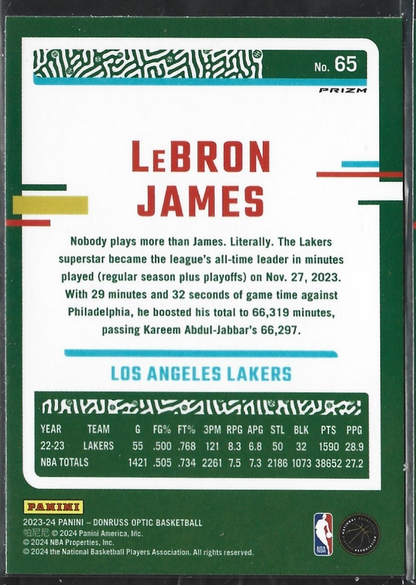 Lebron James Optic Silver