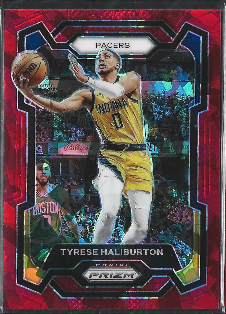 Tyrese Haliburton Prizm Red Cracked Ice