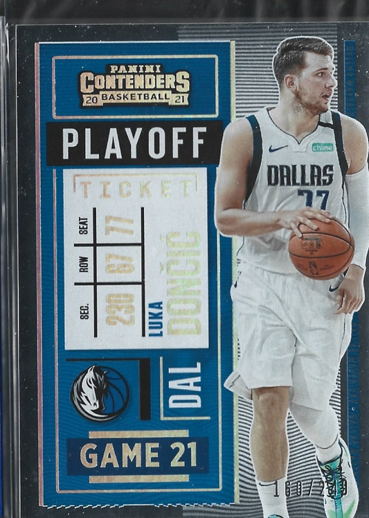 Luka Doncic Playoff Ticket /249