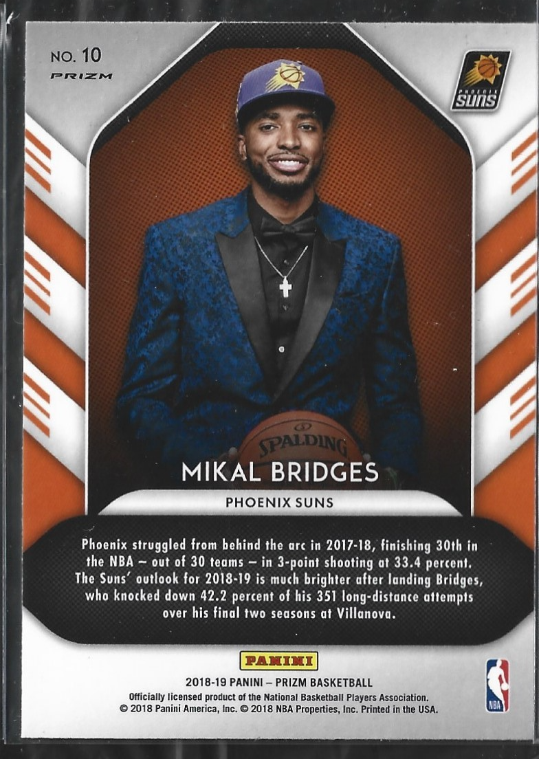 Mikal Bridges Luck of the Lottery Fastbreak Disco RC