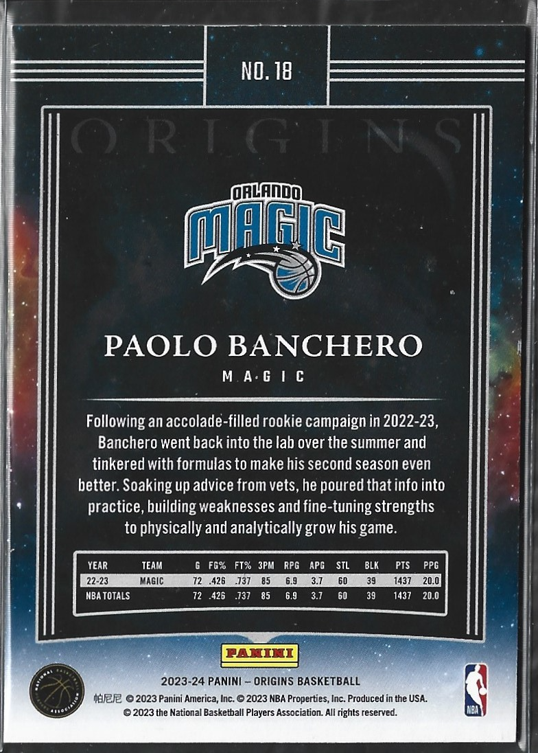 Paolo Banchero Origins