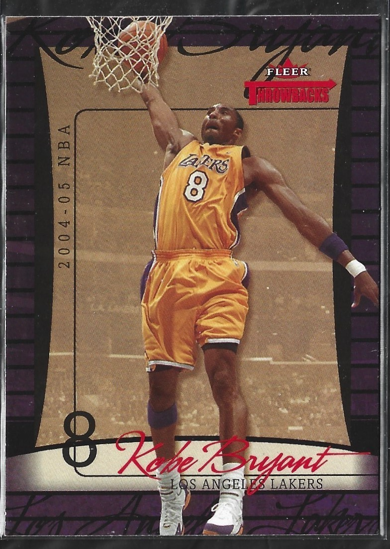 Kobe Bryant Fleer Throwbacks