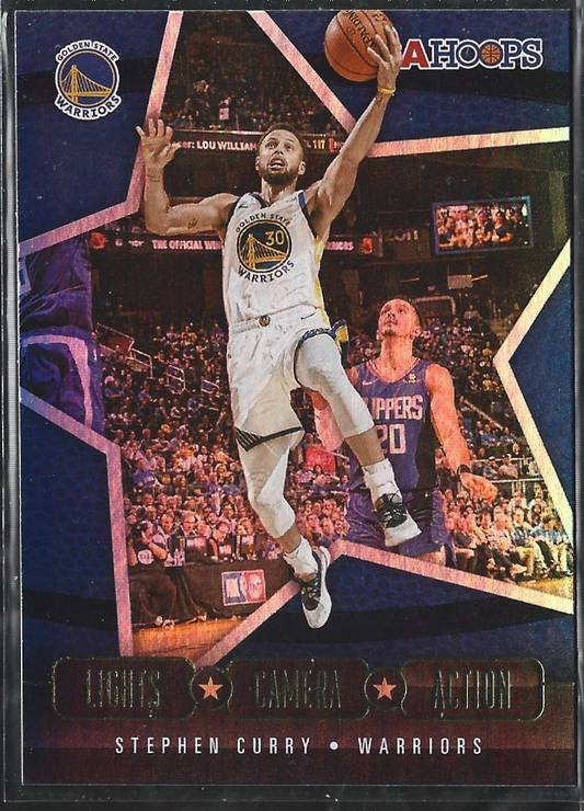 Stephen Curry Lights Camera Action Holo