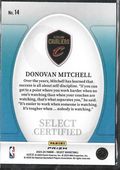 Donovan Mitchell Select Certified Green