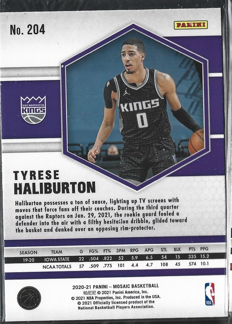 Tyrese Haliburton Mosaic RC