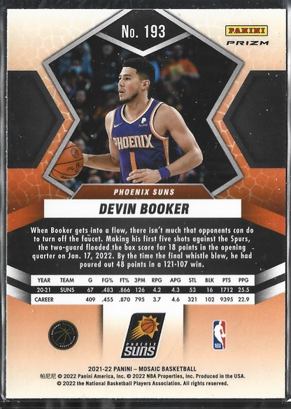 Devin Booker Mosaic Green