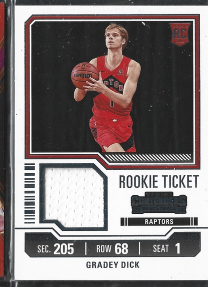 Gradey Dick Rookie Ticket