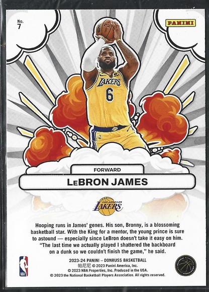 Lebron James Donruss Bomb Squad