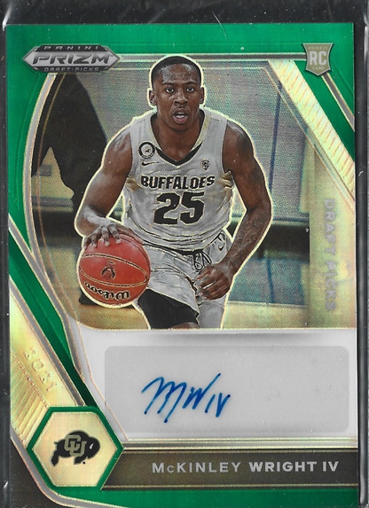 Mckinley Wright IV Prizm Draft Picks Auto