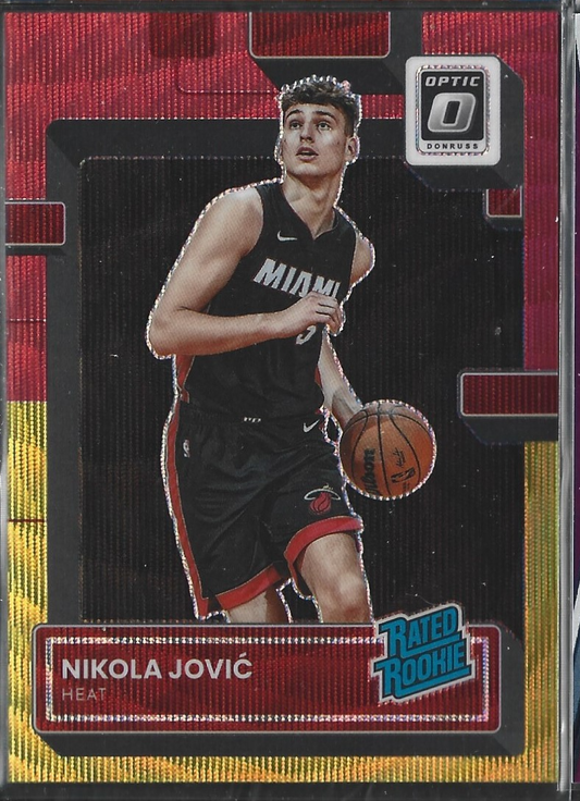 Nikola Jovic Optic Red & Gold /99