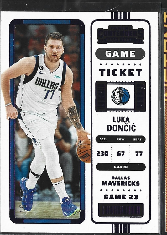 Luka Doncic Game Ticket Purple /25