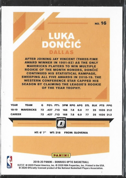 Luka Doncic Optic