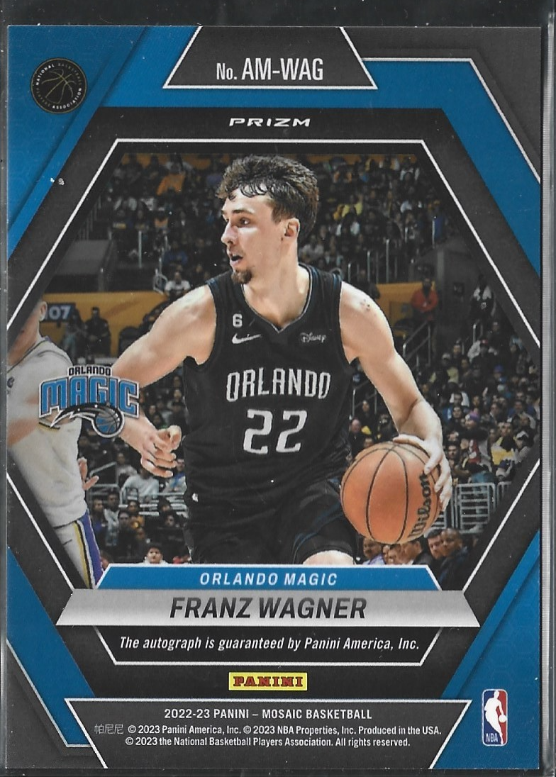 Franz Wagner Mosaic Autographs