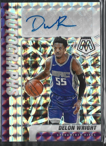 Delon Wright Mosaic Autographs