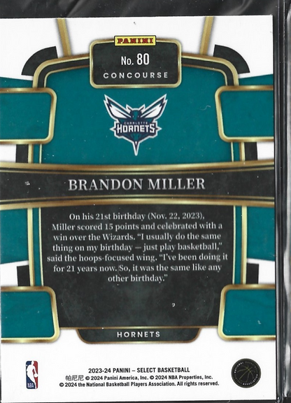 Brandon Miller Concourse RC