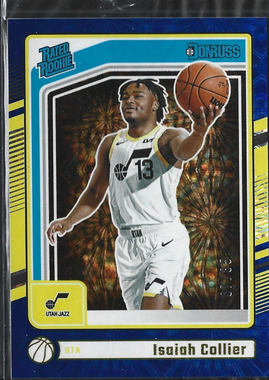 Isaiah Collier Donruss Blue Fireworks /85