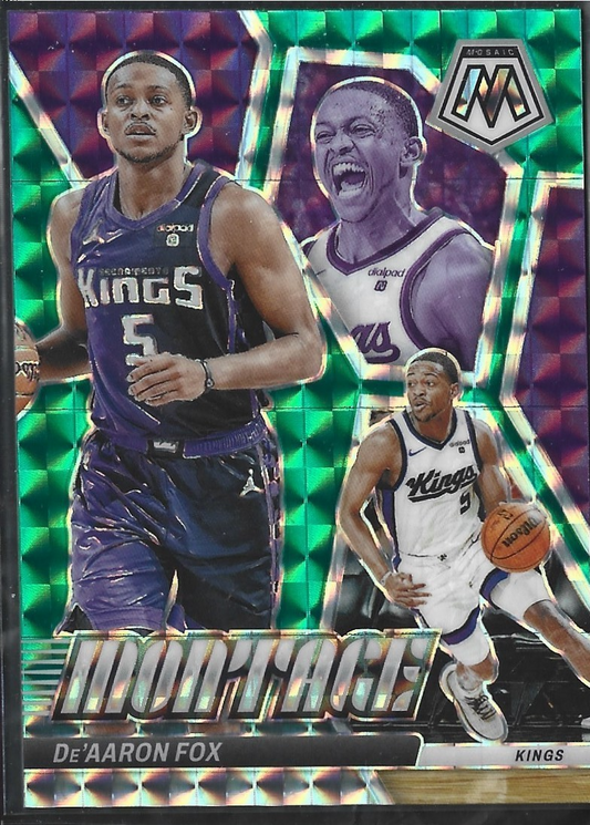 De'Aaron Fox Montage Green /75