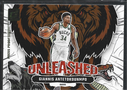 Giannis Antetokounmpo Unleashed Press Proof