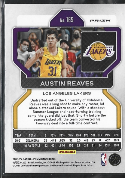 Austin Reaves Prizm Silver RC