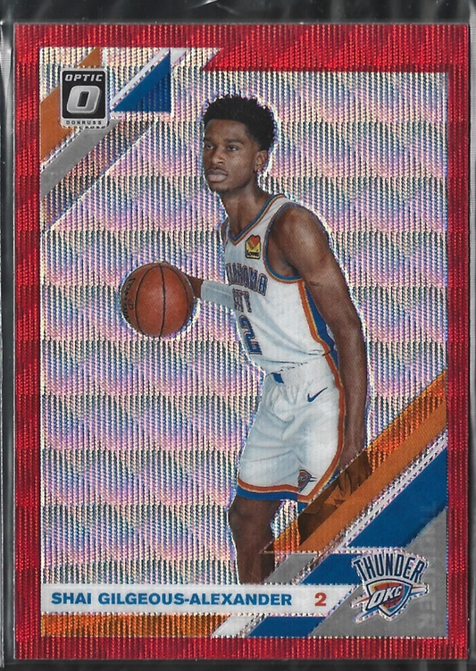 Shai Gilgeous-Alexander Optic Ruby Wave