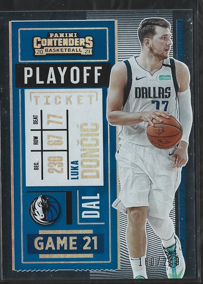 Luka Doncic Playoff Ticket /249