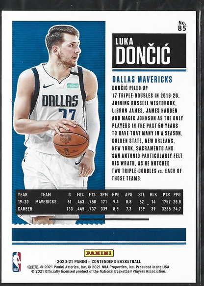 Luka Doncic Playoff Ticket /249