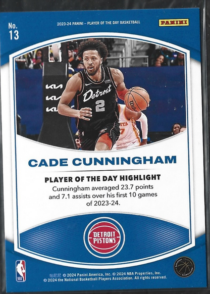 Cade Cunningham Player of the Day /50