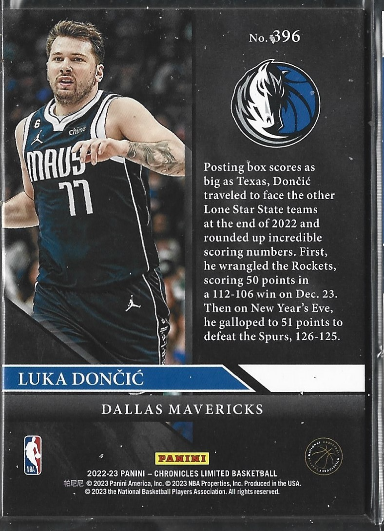 Luka Doncic Chronicles Limited /149