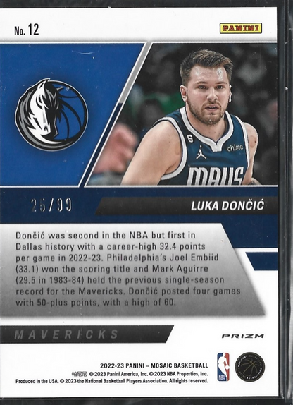 Luka Doncic Stare Masters /99