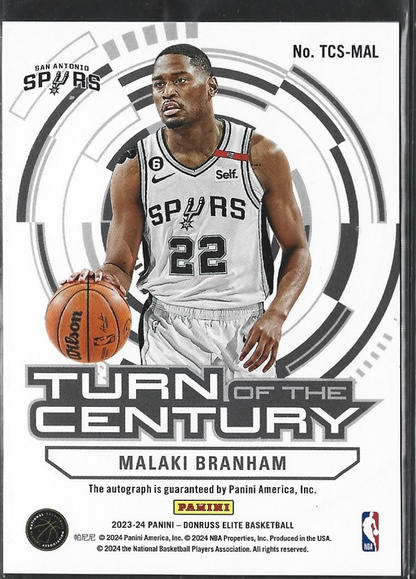 Malaki Branham Turn of the Century Auto