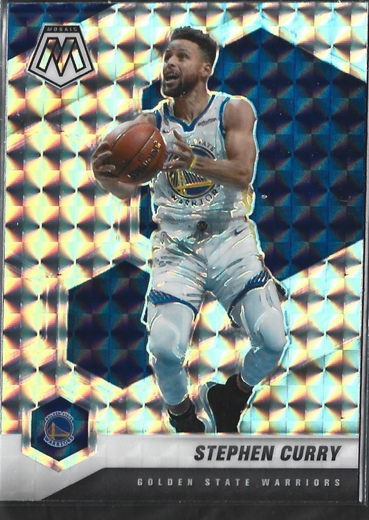 Stephen Curry Silver Mosaic