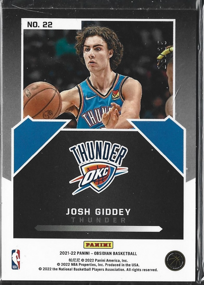 Josh Giddey Obsidian Magnitude Purple /35