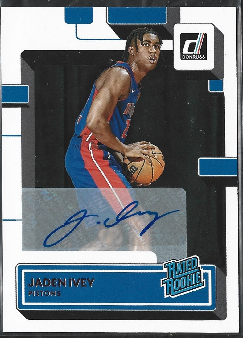 Jaden Ivey Donruss RC Auto