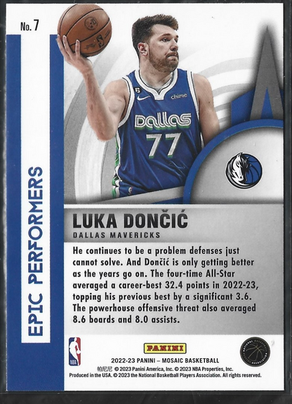 Luka Doncic Epic Performers