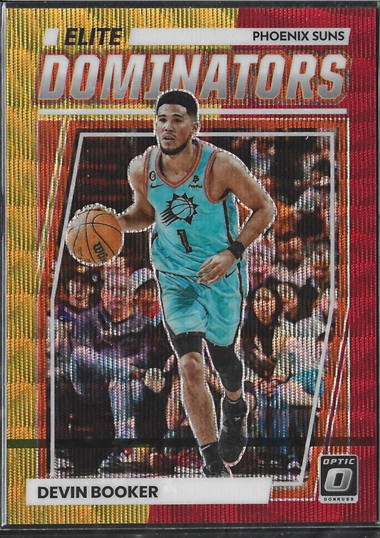 Devin Booker Elite Dominators Gold Red /99