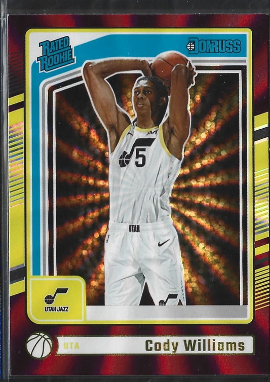 Cody Williams Donruss Purple Laser